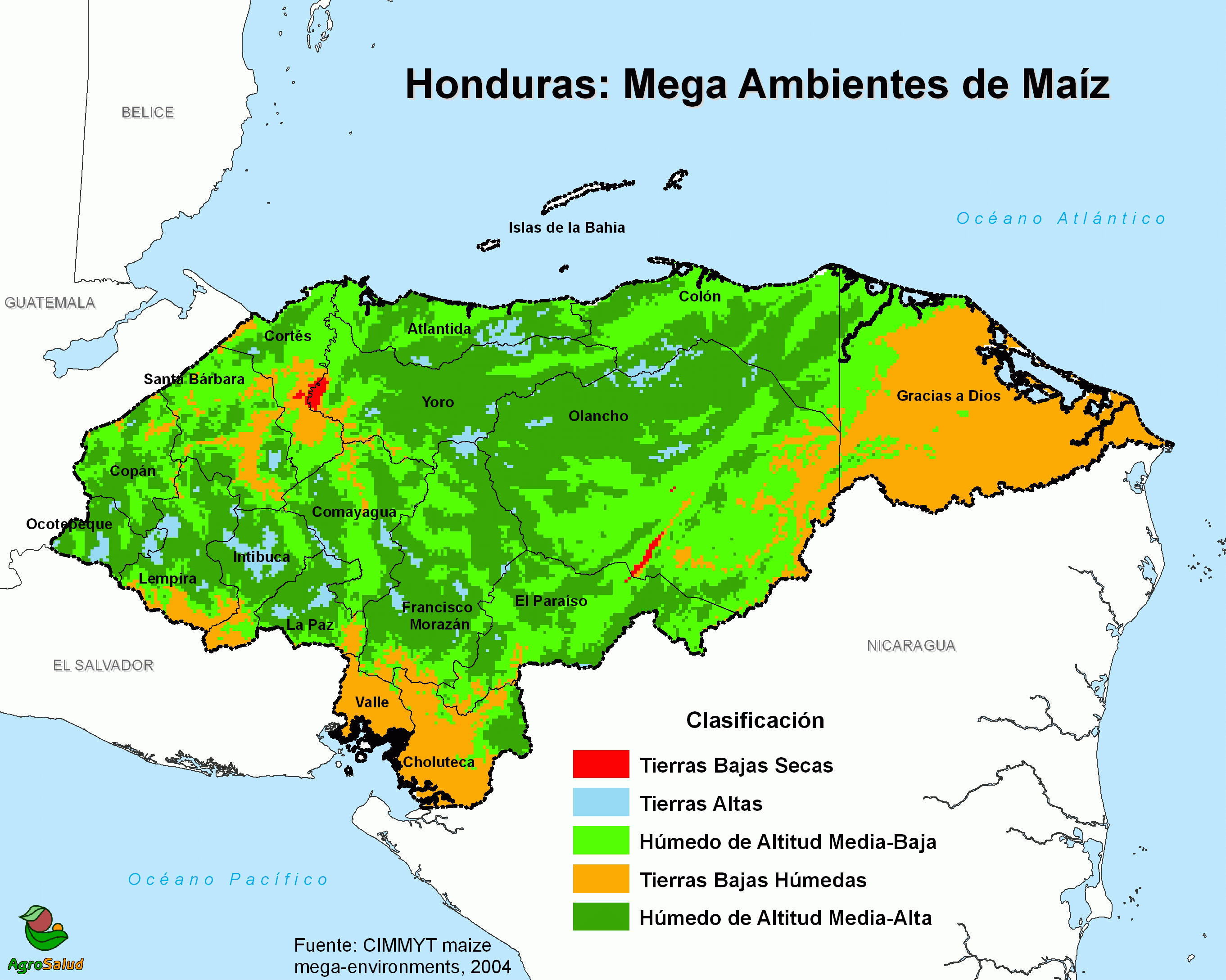 Mapa De Regiones Naturales De Honduras Mapa De Honduras Images 6810